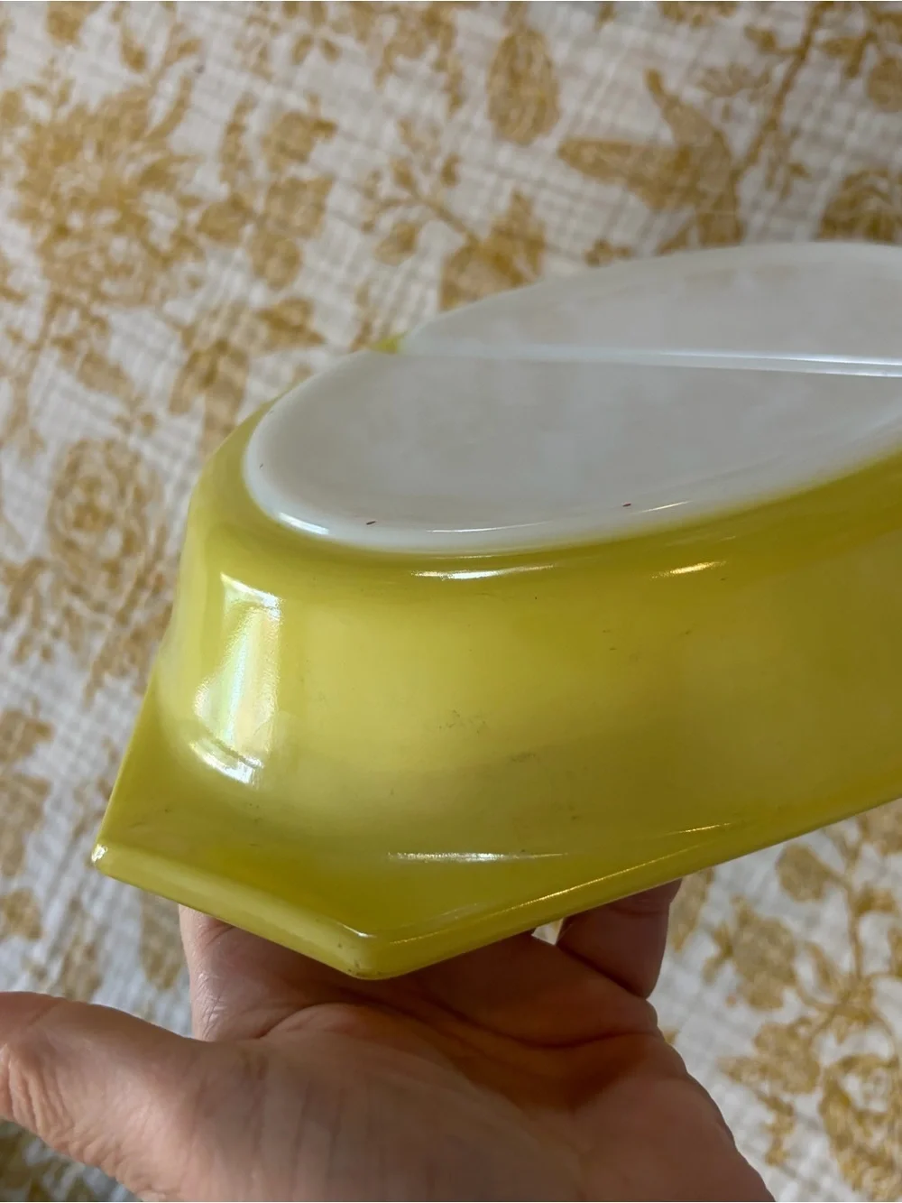 Pyrex Verde Divider Casserole Dish